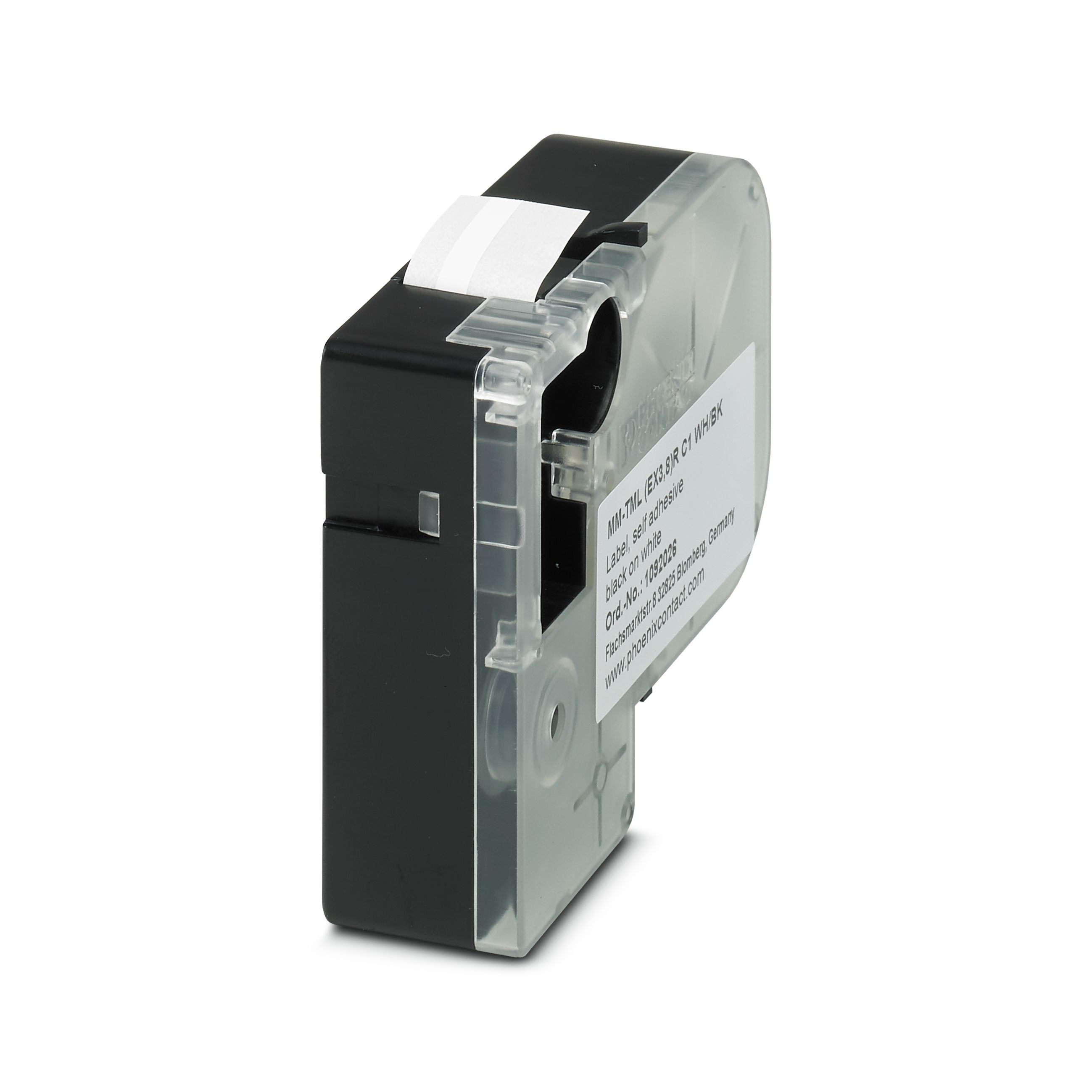 Phoenix Contact, MM-TML (EX3,8)R C1 WH/BK Label for use with THERMOFOX, THERMOMARK GO, THERMOMARK GO.K