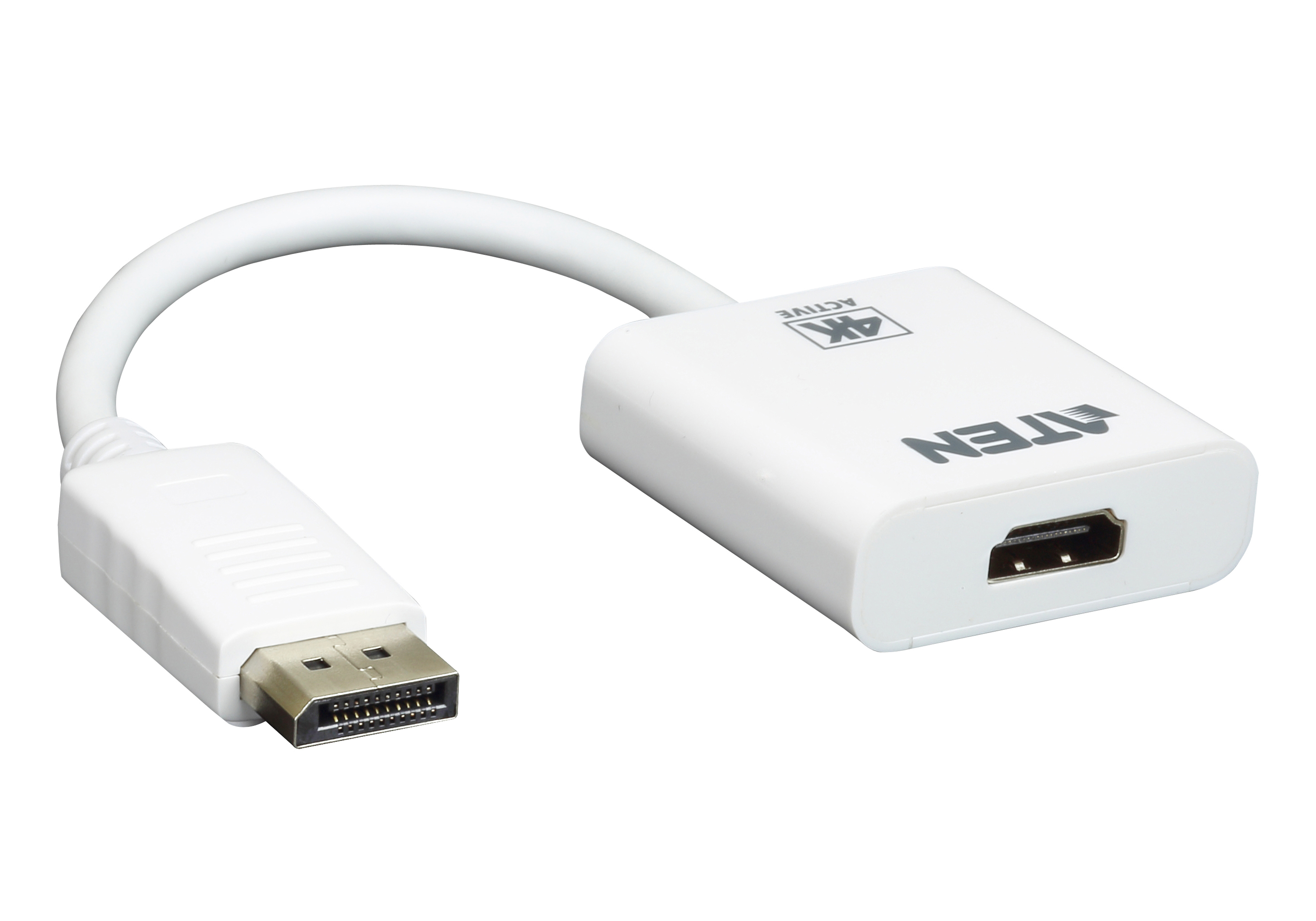 Aten DisplayPort to HDMI Adapter, 4096 x 2160 Maximum Resolution