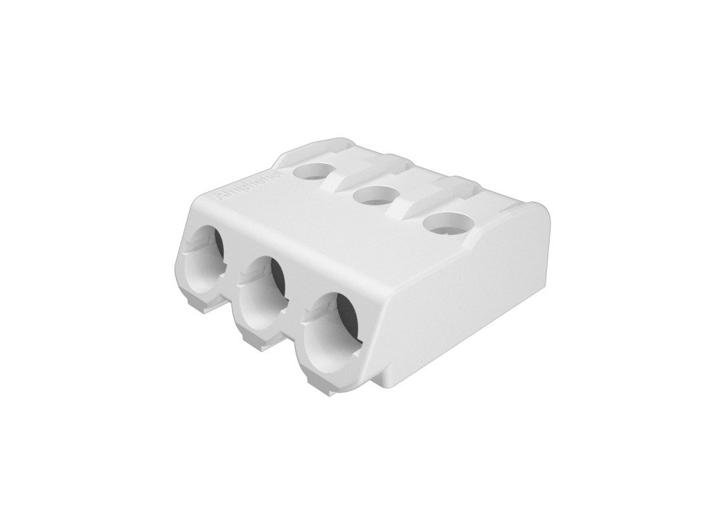 Amphenol Communications Solutions FLTS32WR Series PCB Terminal Block, 3-Contact, Surface Mount, 1-Row, SMD Termination