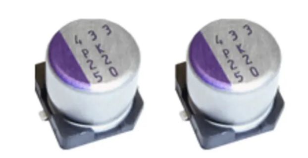 Panasonic 330μF Surface Mount Polymer Capacitor, 35V