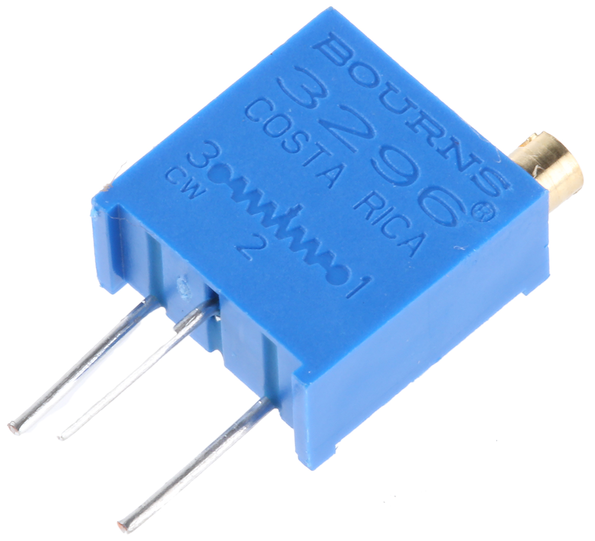 50Ω, Through Hole Trimmer Potentiometer 0.5W Top Adjust Bourns, 3296