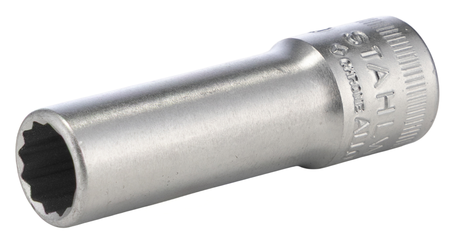 STAHLWILLE 3/8 in Drive 10mm Deep Socket, 12 point, 54 mm Overall Length