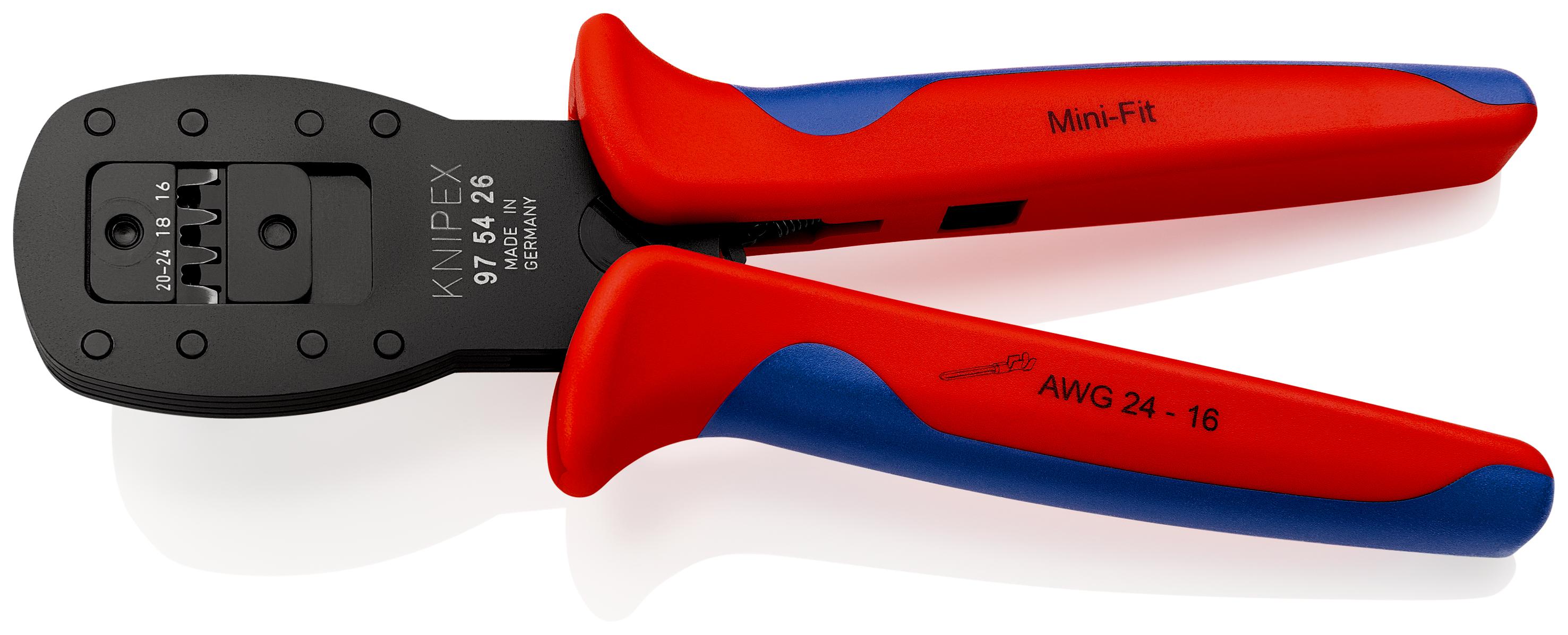 Knipex Hand Ratcheting Crimp Tool for Micro Plugs in the Micro-Fit Series From Molex LLC