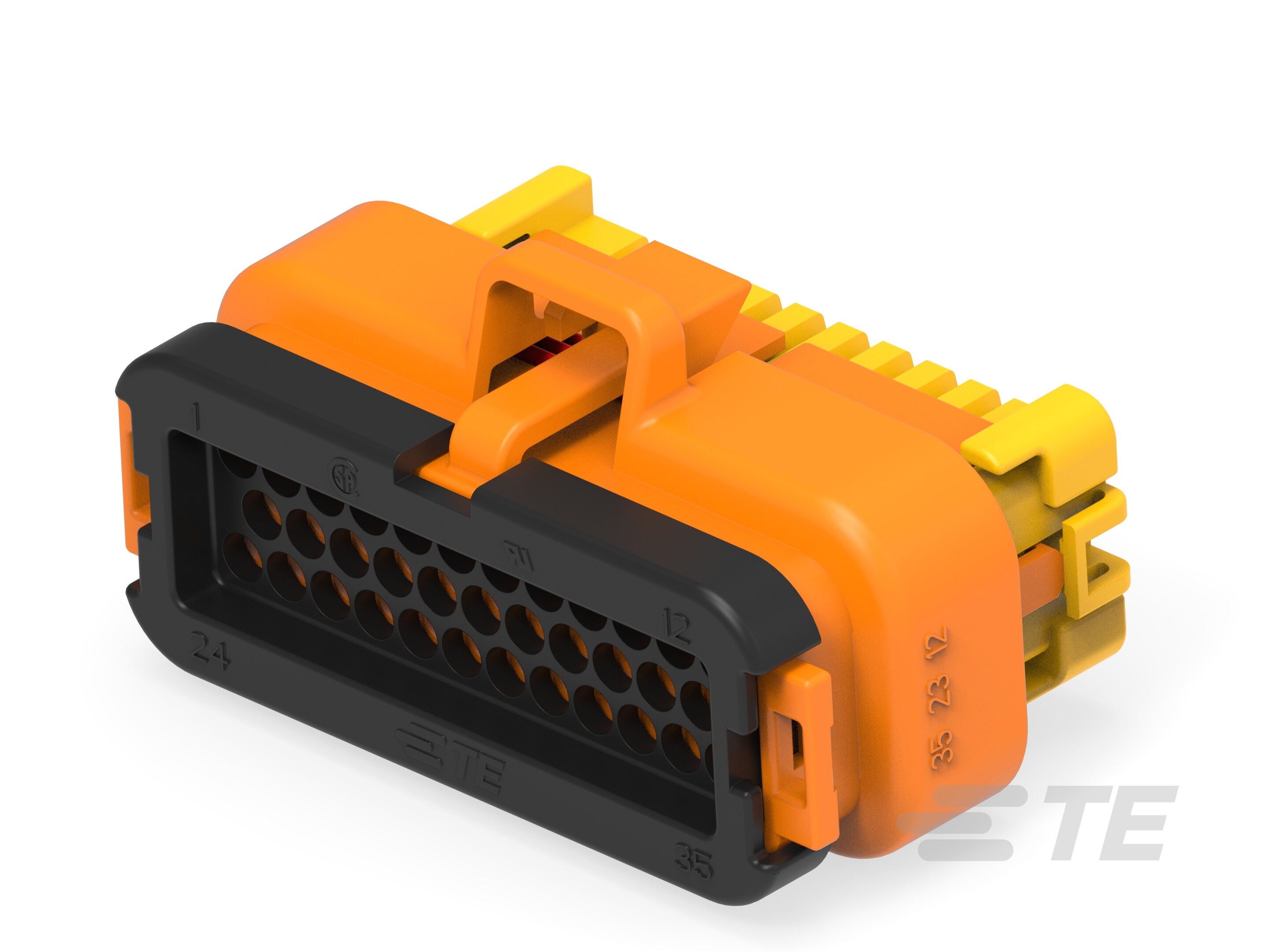 TE Connectivity, 2371, AMPSEAL Female 35 Way Housing For Female Terminals for use with Automotive Connectors