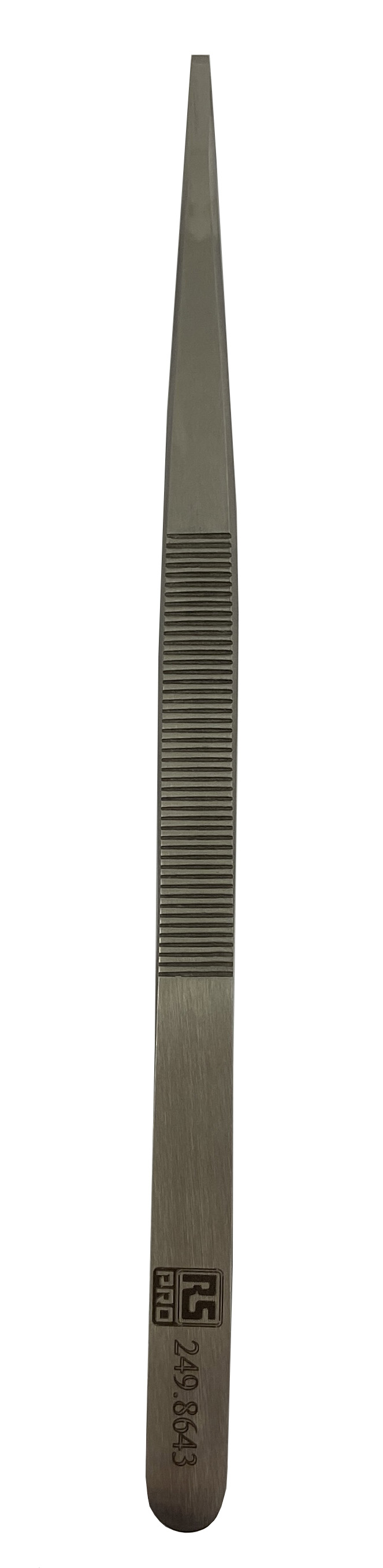 RS PRO 160 mm, Carbon Steel, Straight, Tweezers