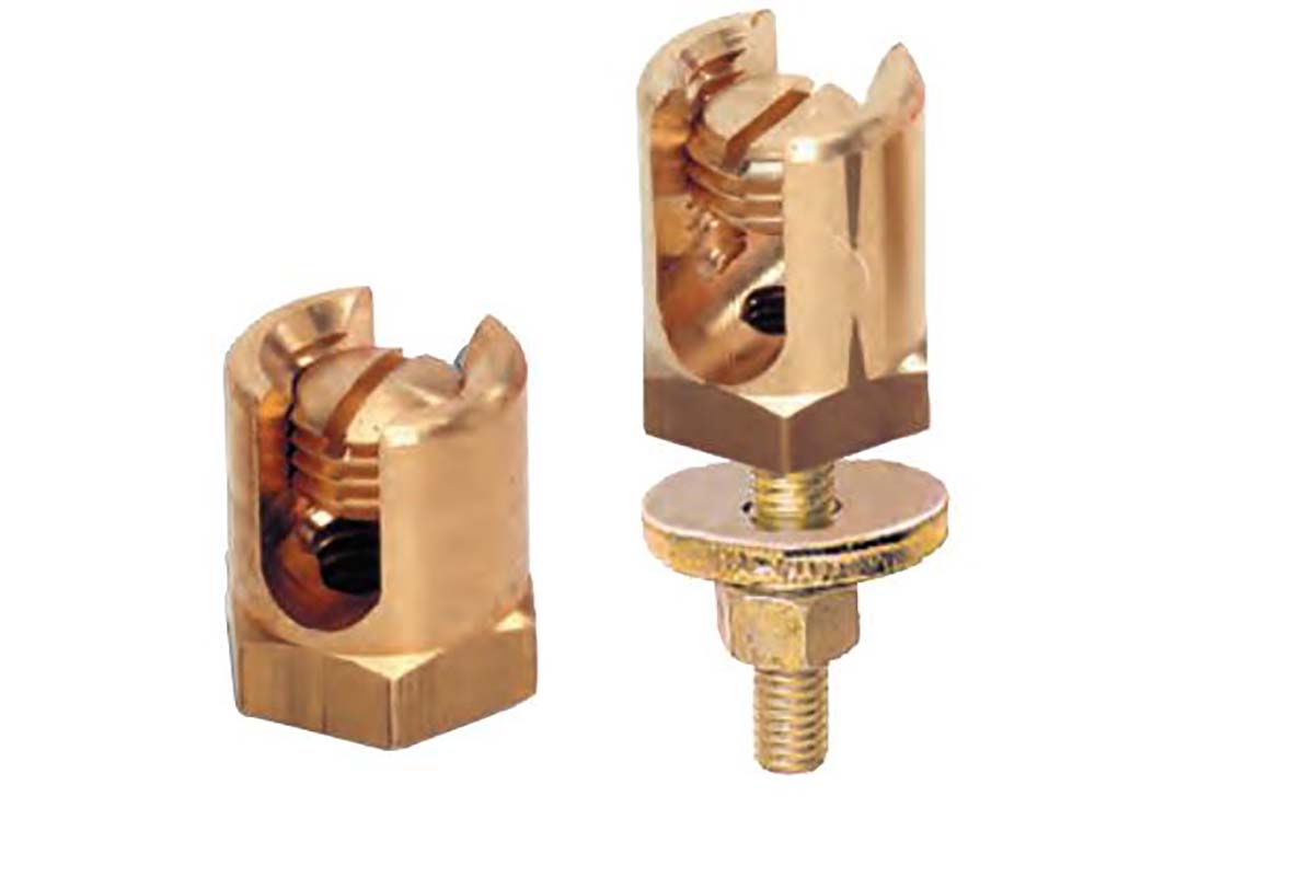 MECATRACTION Earthing Line Support Brass Cable Tray Accessory, 19 mm Width