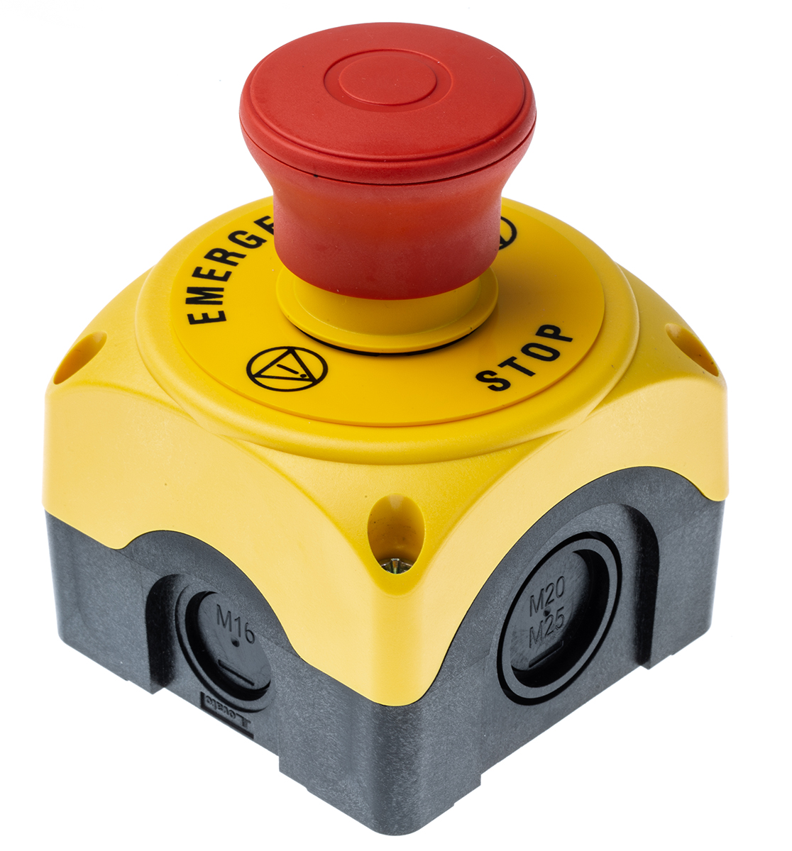 Lovato S1PY Series Pull Release Emergency Stop Push Button, Surface Mount, 1NC, IP66, IP67, IP69K