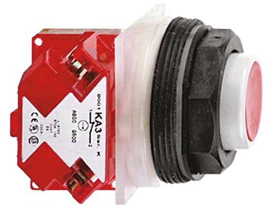 Schneider Electric Harmony 9001SK Series Push Button, Panel Mount, 30mm Cutout, SPST, IP66