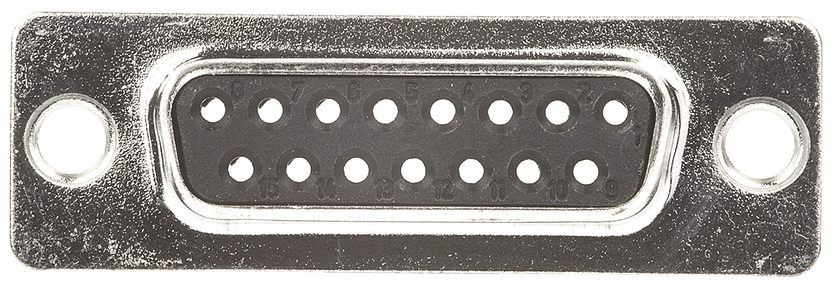 HARTING 15 Way Cable Mount D-sub Connector Socket