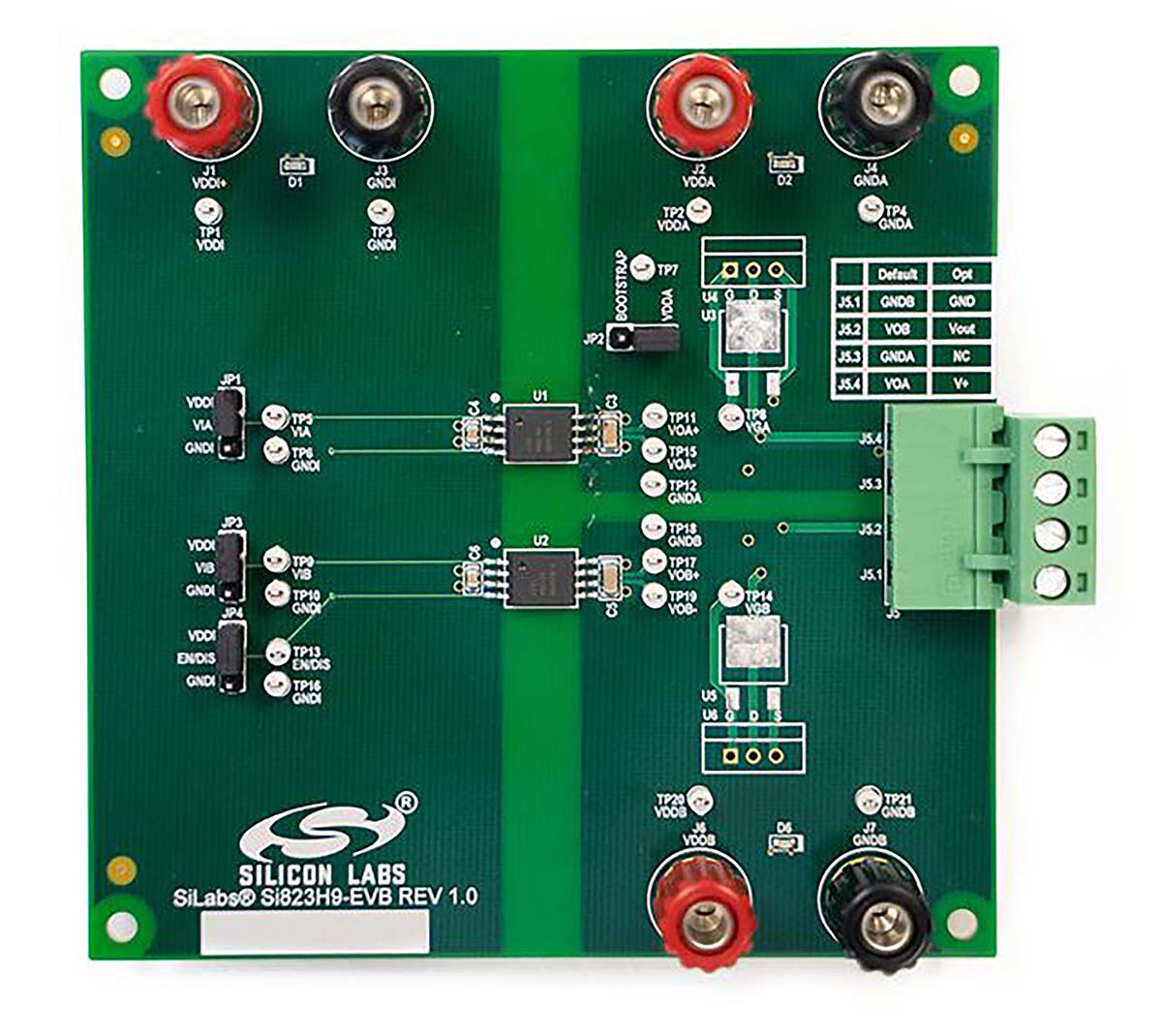 Skyworks Solutions Inc Si823H Isolated Gate Driver Evaluation Kit for Si823H9 for To Evaluate Silicon Lab's Si823Hx