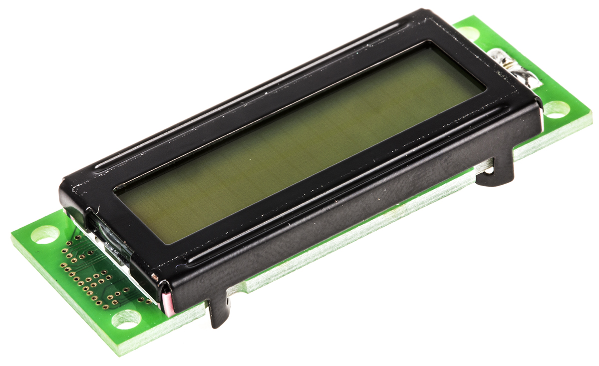 Theale 16203STFY TH16203 Alphanumeric LCD Display, 2 Rows by 16 Characters, Transflective