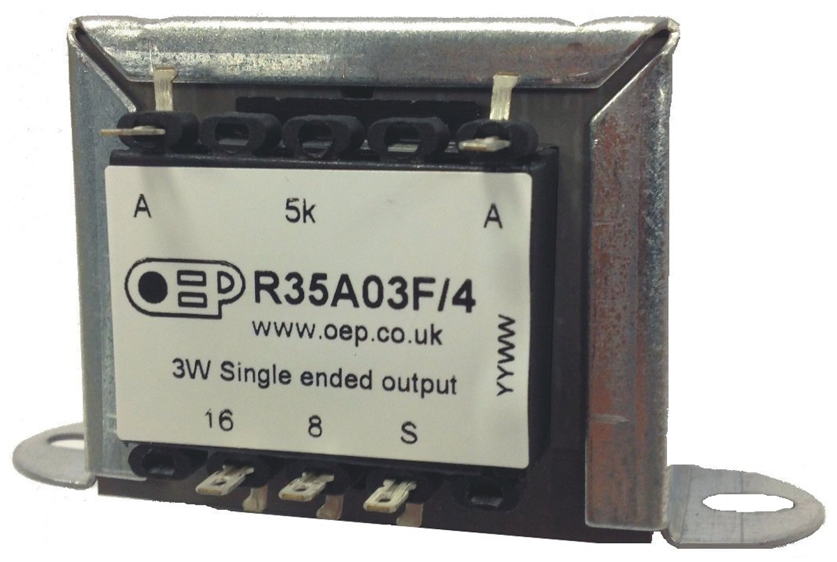 Panel Mount Audio Transformer 8 Ω, 16 Ω 3W