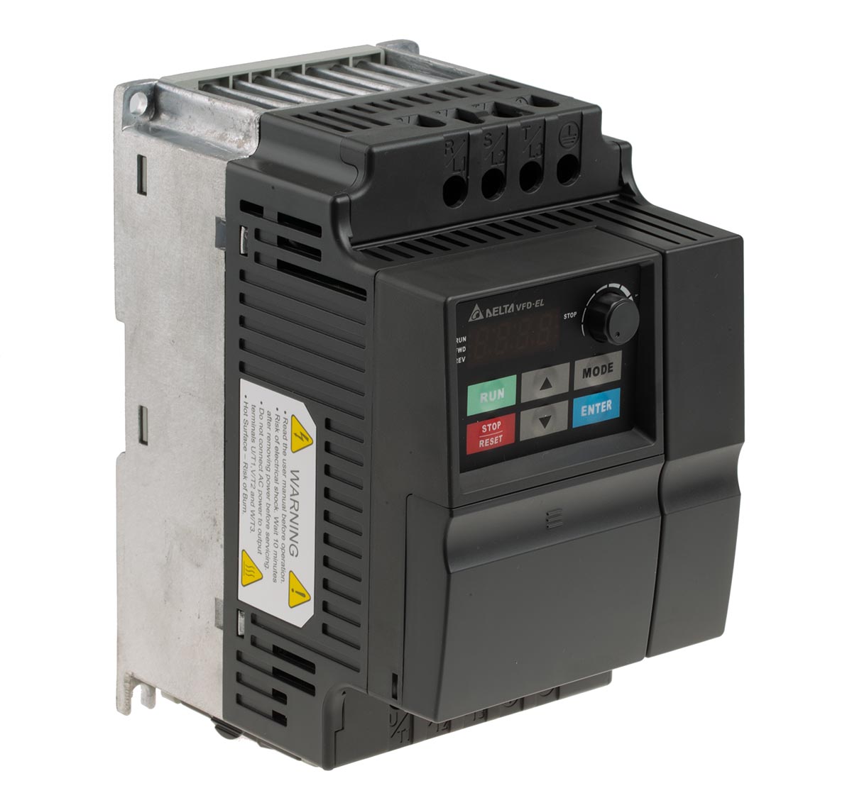 Delta Electronics Inverter Drive, 3.7 kW, 3 Phase, 400 V ac, 9 A, VFD-EL Series