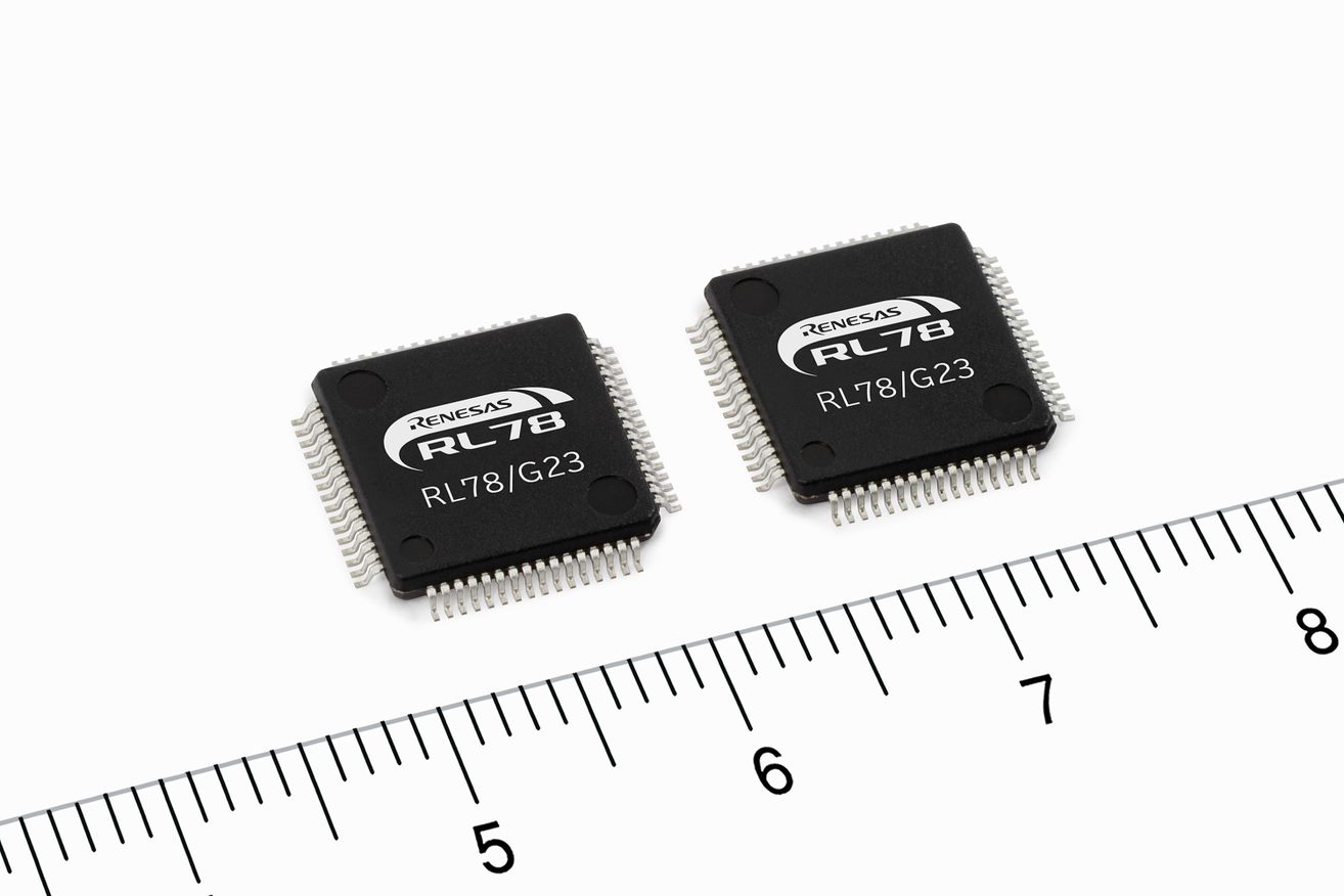 Renesas Electronics R7F100GLG2DFB#AA0, 16 bit RL78, RL78/G2 Microcontroller, 32 MHz, 128kB FLASH, 64-Pin LFQFP