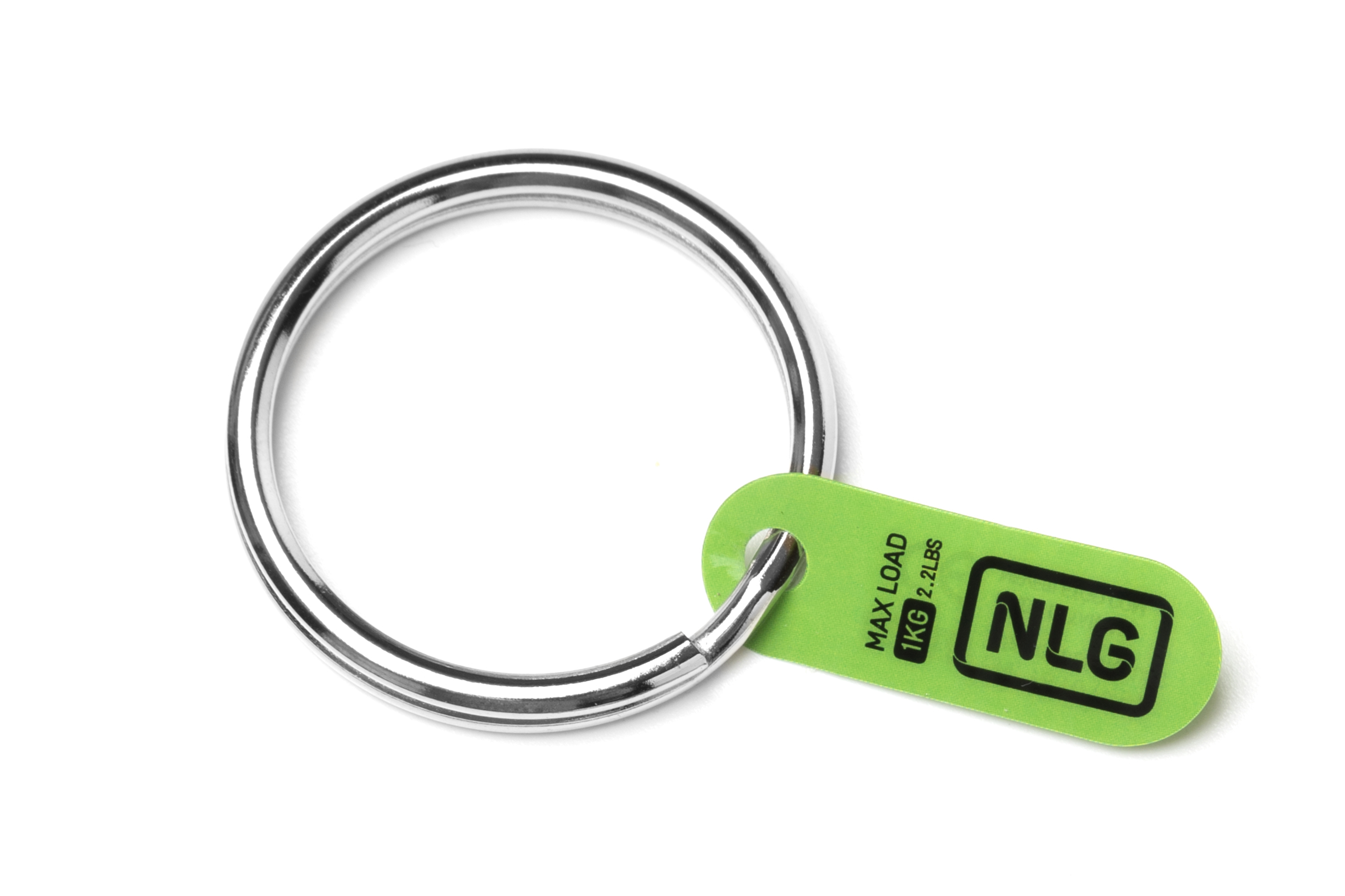 Never Let Go Tether Ring Steel
