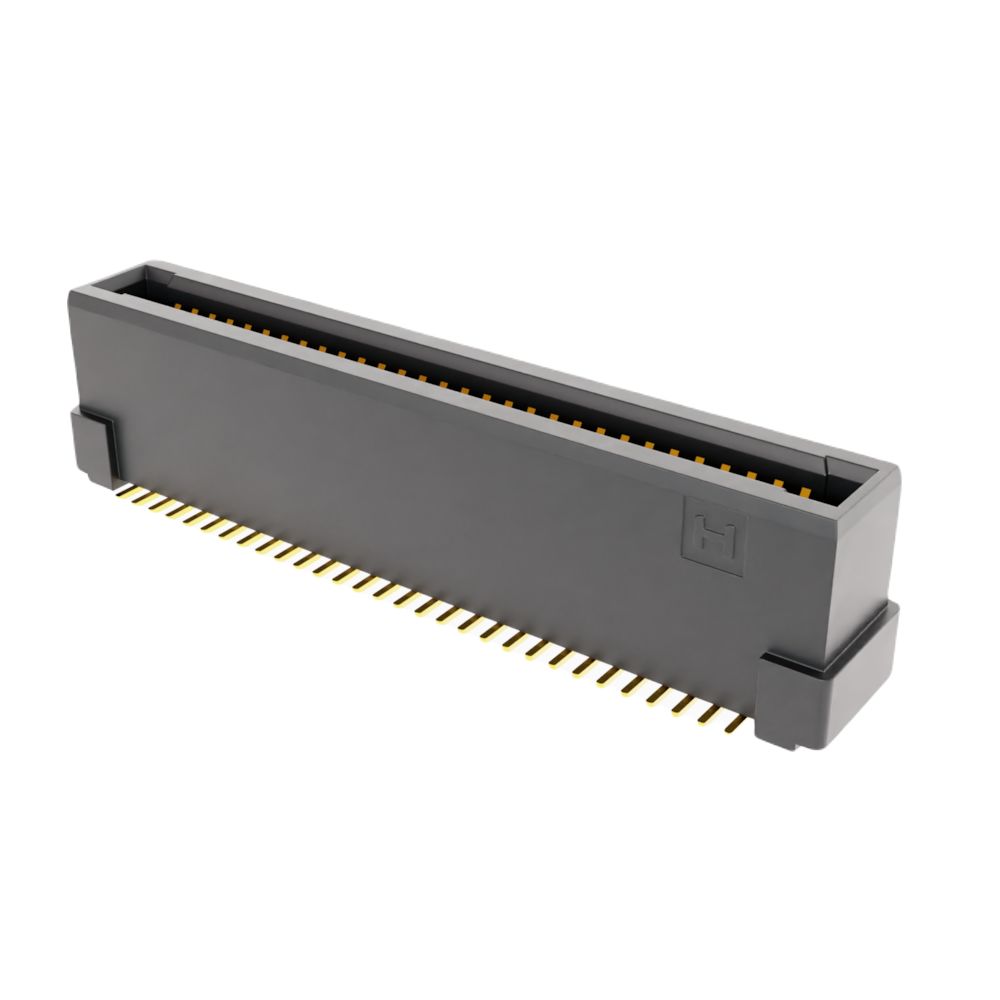 HARWIN FLECTO Series Vertical Surface PCB Header, 60 Contact(s), 0.8 mm Pitch, 2 Row, Shrouded