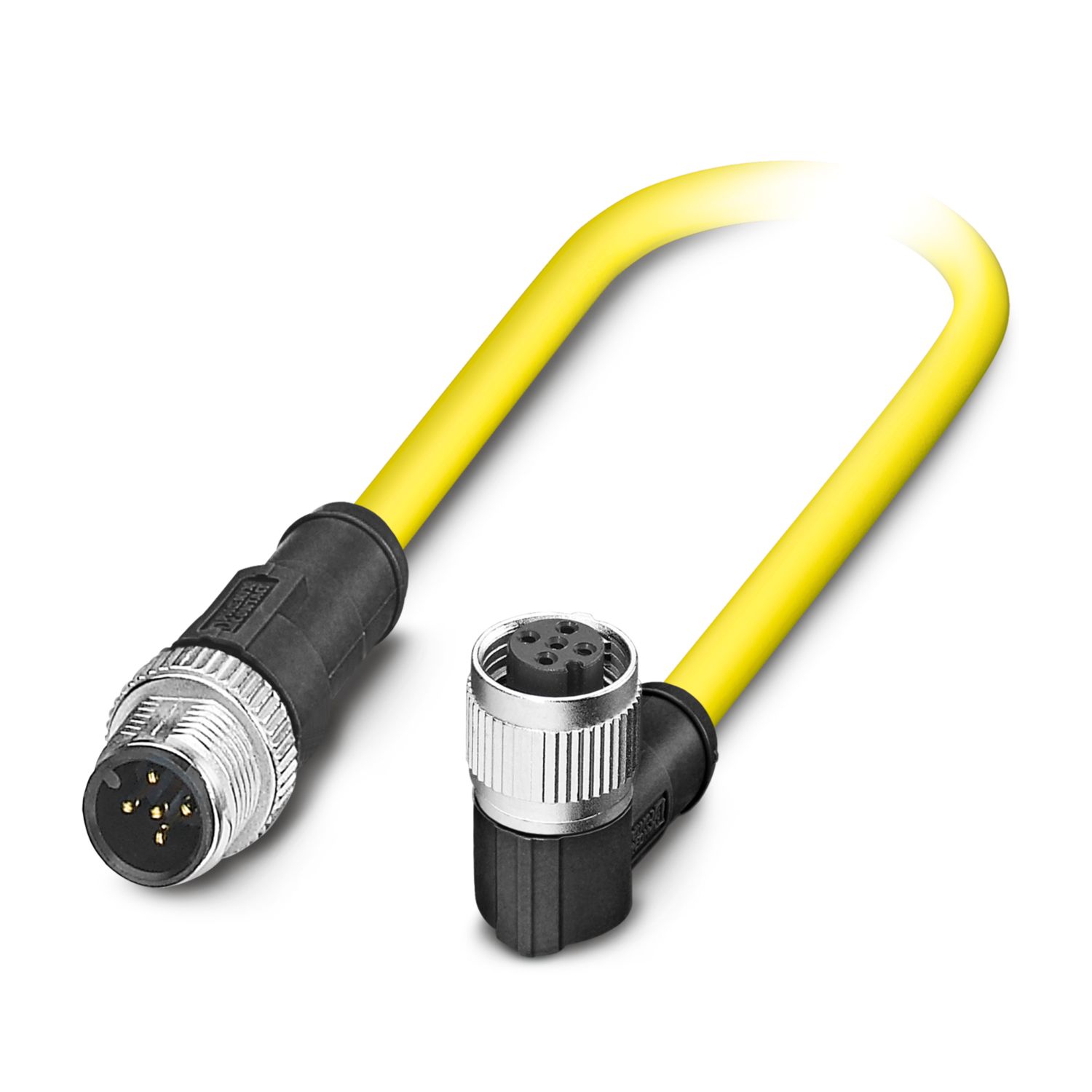 Phoenix Contact Male 5 way M12 to Female 5 way M12 Sensor Actuator Cable, 1.5 m
