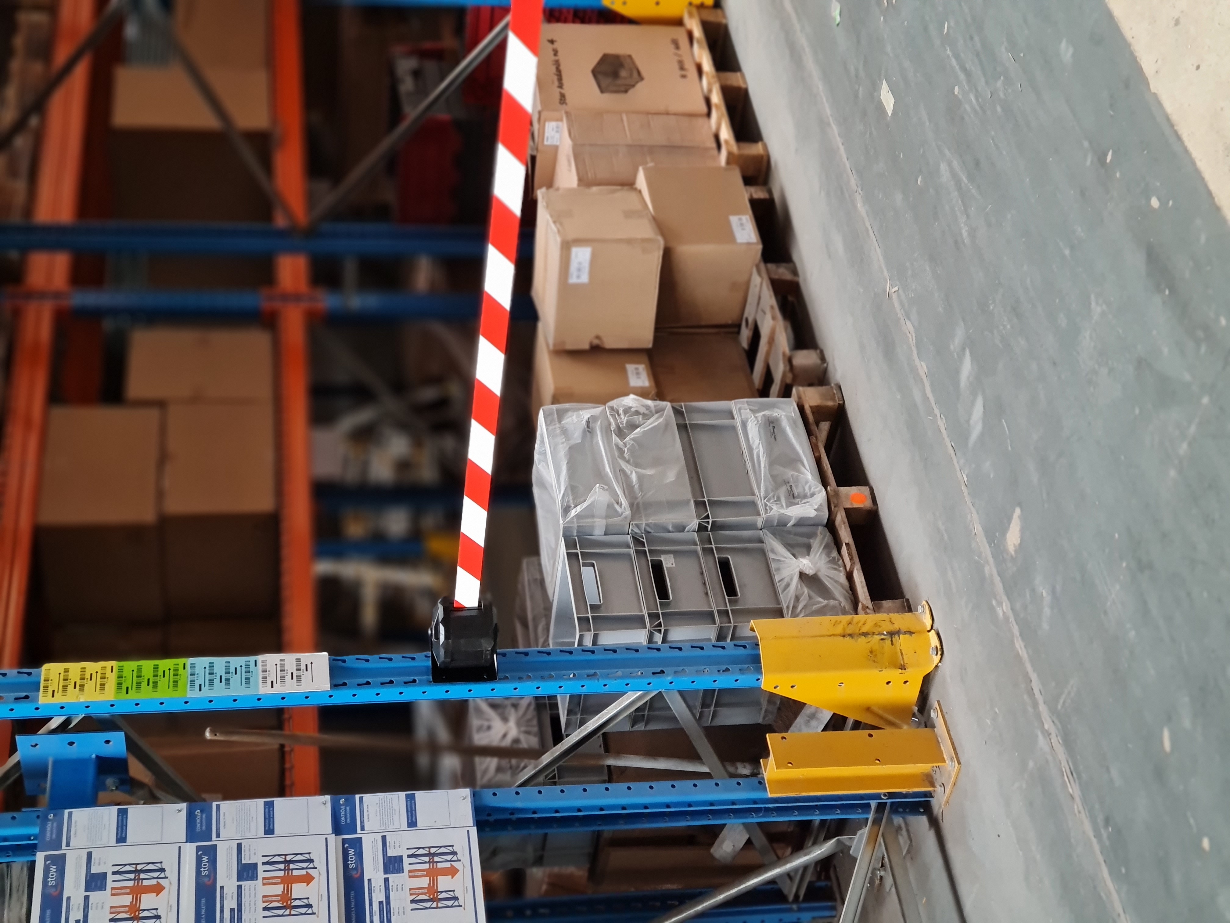 RS PRO Red & White Steel Strap Reel, 10m, Red, White Tape