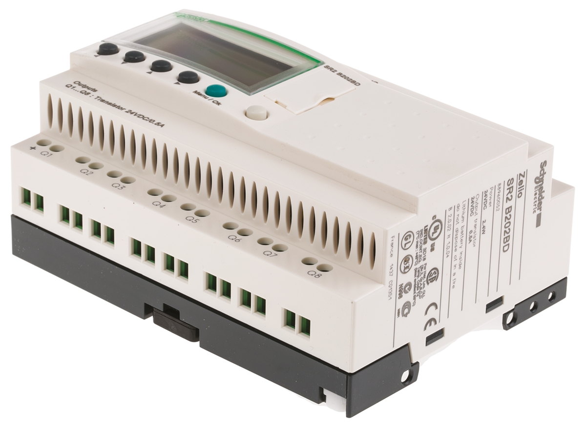 Schneider Electric Zelio Logic Series Logic Module, 24 V dc Supply, Transistor Output, 12-Input, Analogue, Discrete