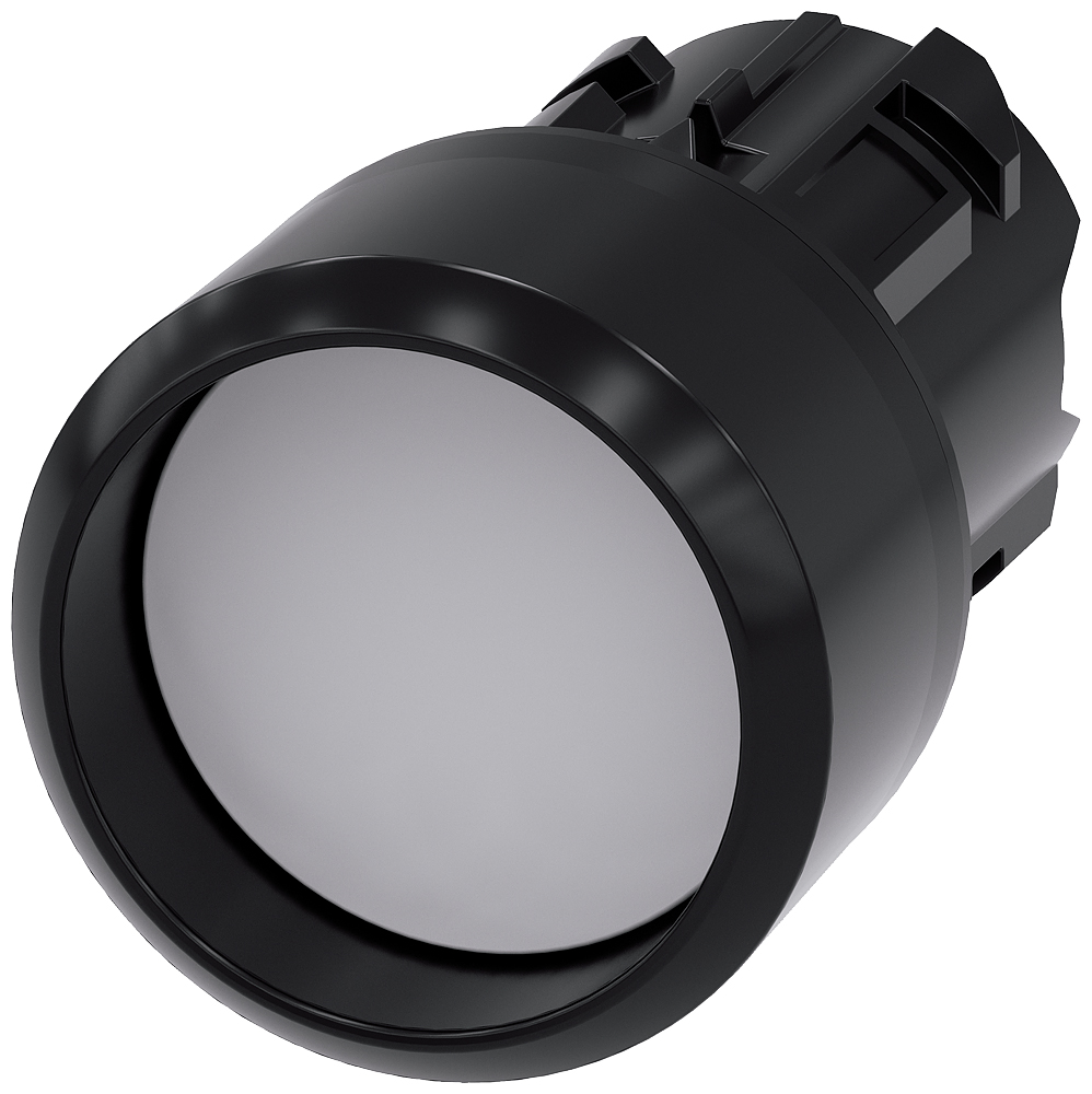 Siemens SIRIUS ACT 3SU10 Series White Momentary Push Button Head, 22mm Cutout, IP66, IP67, IP69K