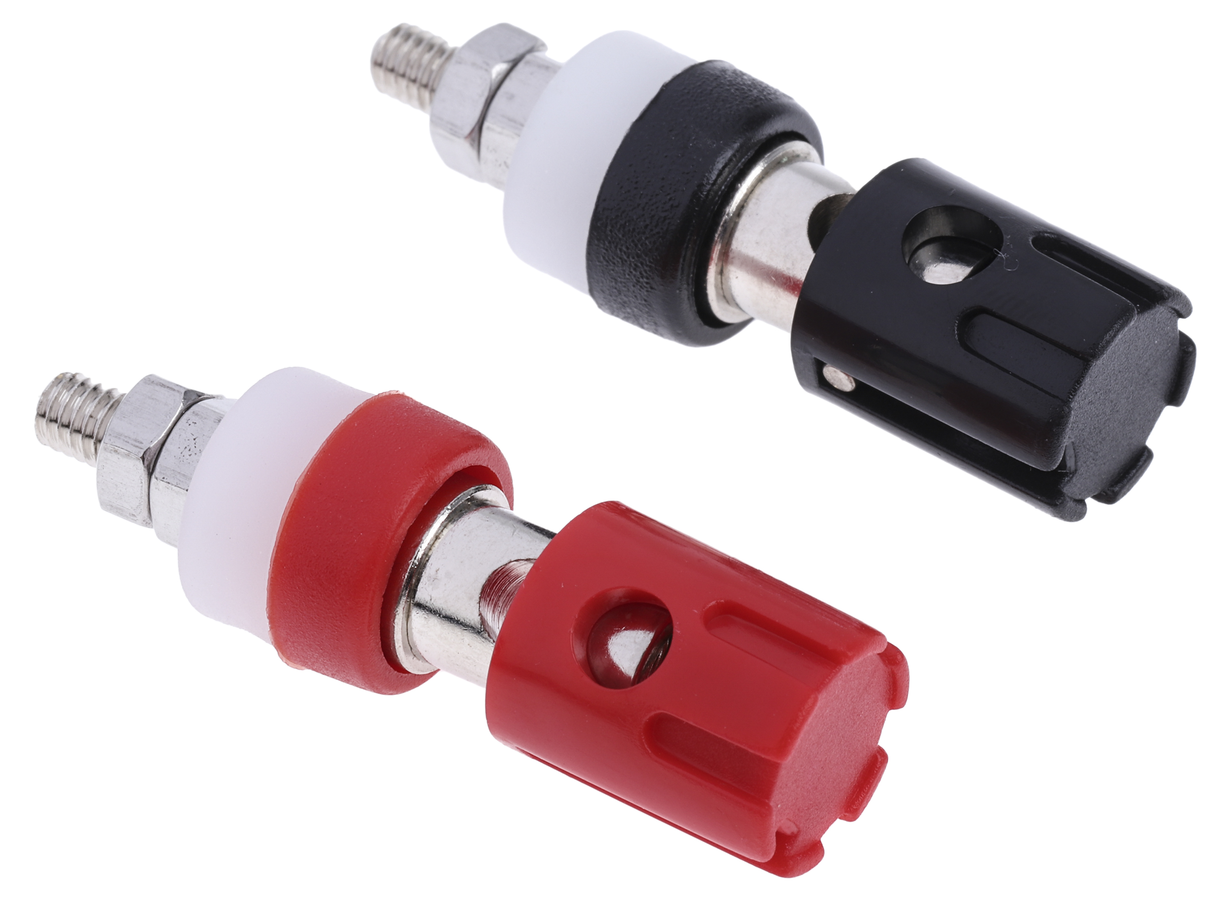 RS PRO 15A, Black, Red Binding Post - 7.2mm Hole Diameter