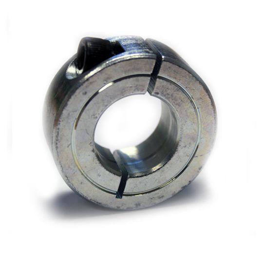 RS PRO Shaft Collar, One Piece, Clamp Screw, Bore 20mm, OD 40mm, W 15mm, Steel