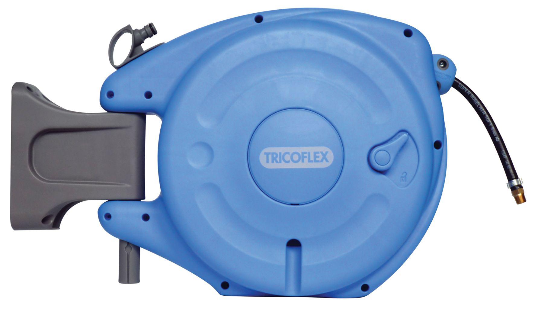 TRICOFLEX Wall Mounted 10m Air Hose Reel, 8 Inner Diameter