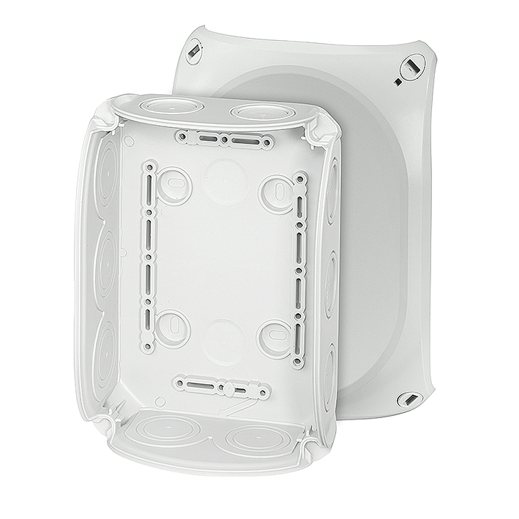 HENSEL Grey Polypropylene Junction Box, IP66, 130 x 77 x 180mm