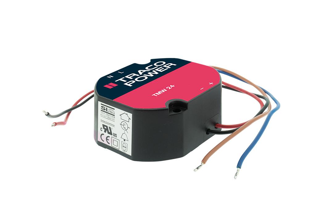 TRACOPOWER AC-DC Power Supply, TMW 24-105, 5.1V dc, 4A, 20.4W, 1 Output, 85 → 264V ac Input Voltage