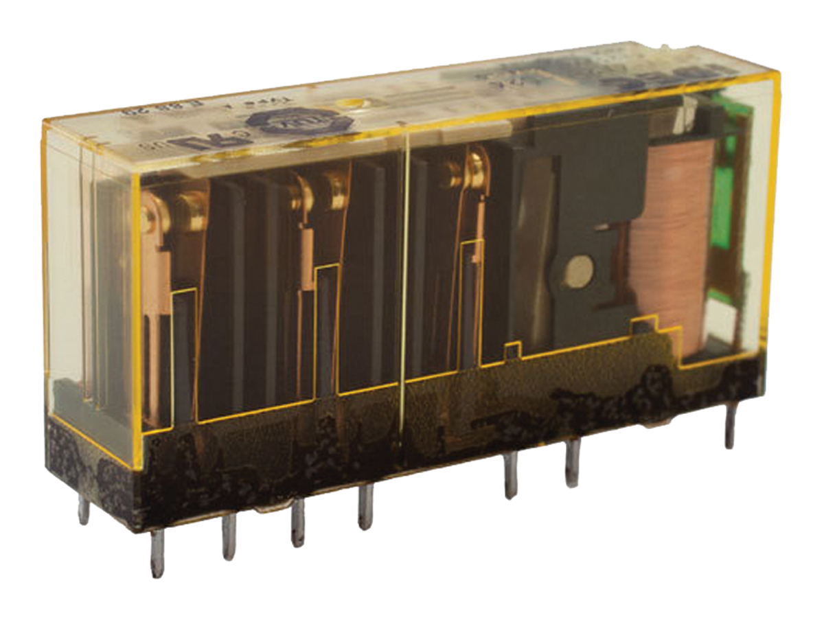 Idec PCB Mount Force Guided Relay, 24V dc Coil Voltage, 6 Pole, 5PDT
