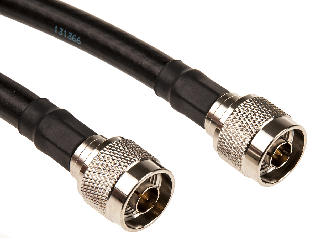 TE Connectivity 1337803 Series, 1.5 m, RG213 Coaxial, Terminated 50 Ω