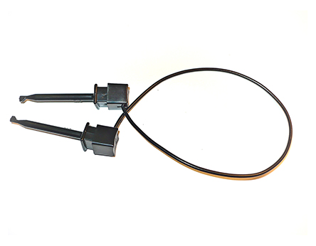 Mueller Electric Test lead, 5A, 300V, Black, 0.9m Lead Length