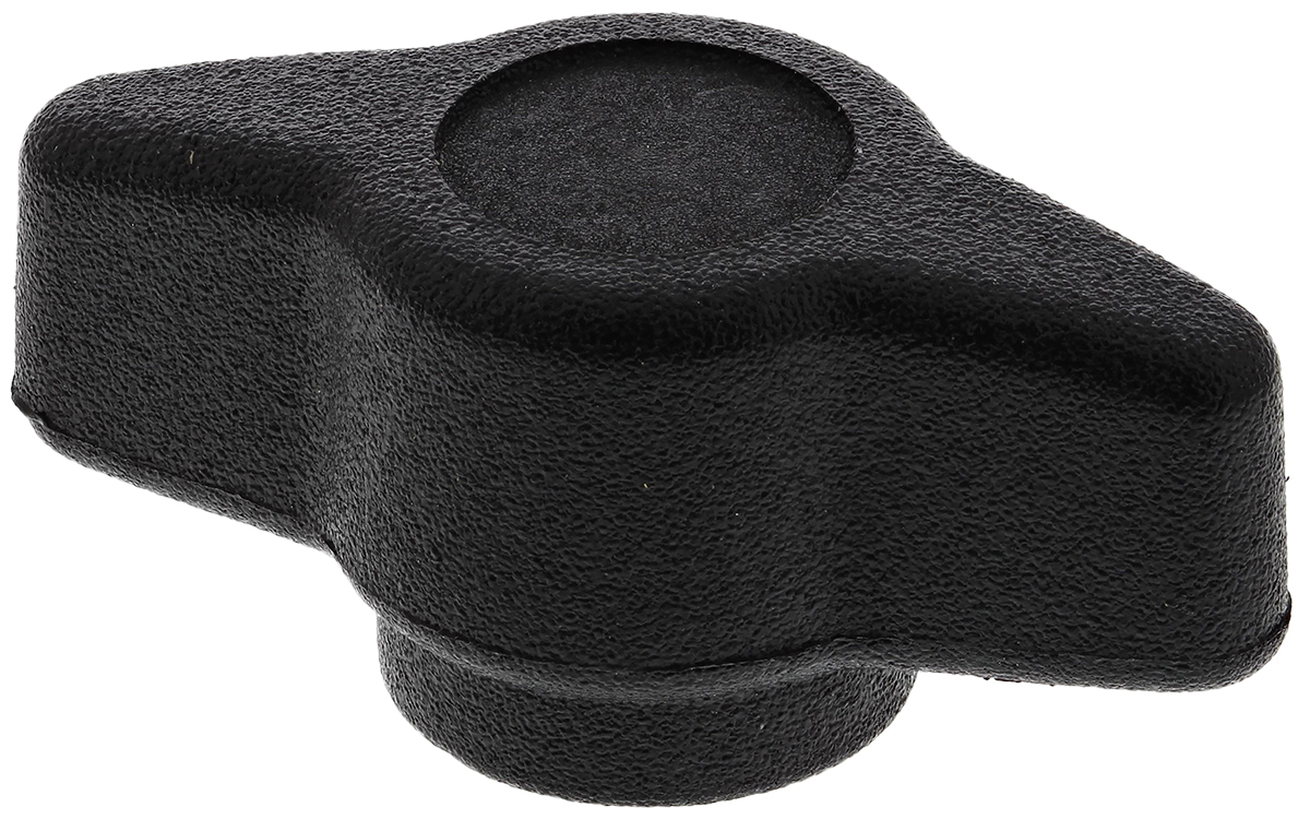 RS PRO Black Wing Clamping Knob, M5, Threaded Hole