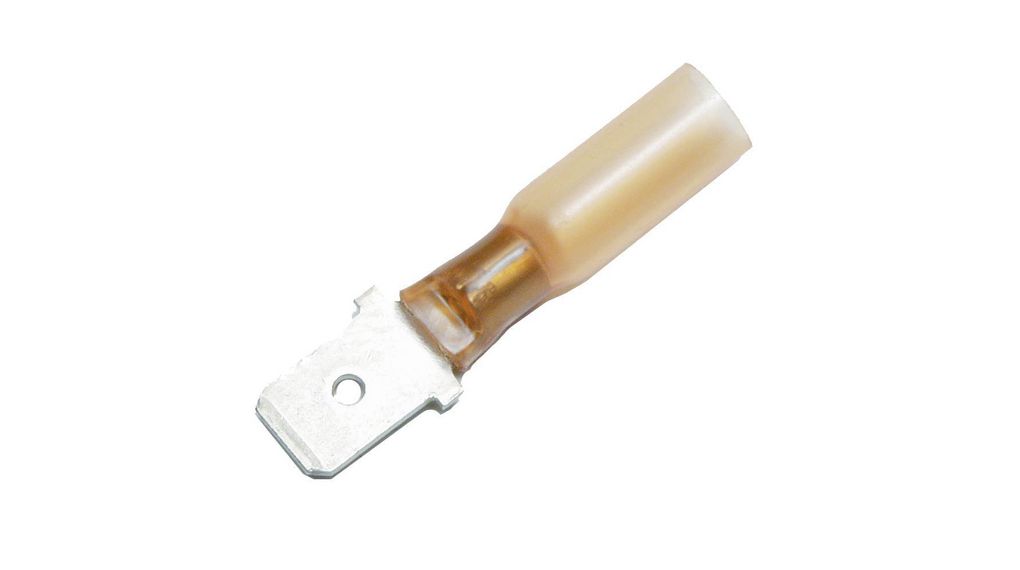 nVent RAYCHEM B-106 Red Insulated Spade Connector, Spade Connector, 6.35 x 0.76mm Tab Size