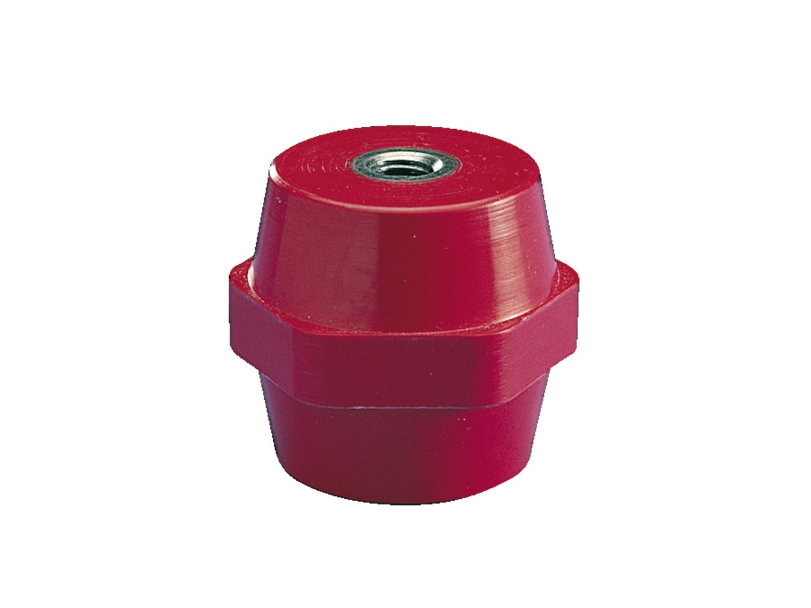 Rittal SV 3031 Series Polyester Threaded Bushing for Use with Busbar Systems