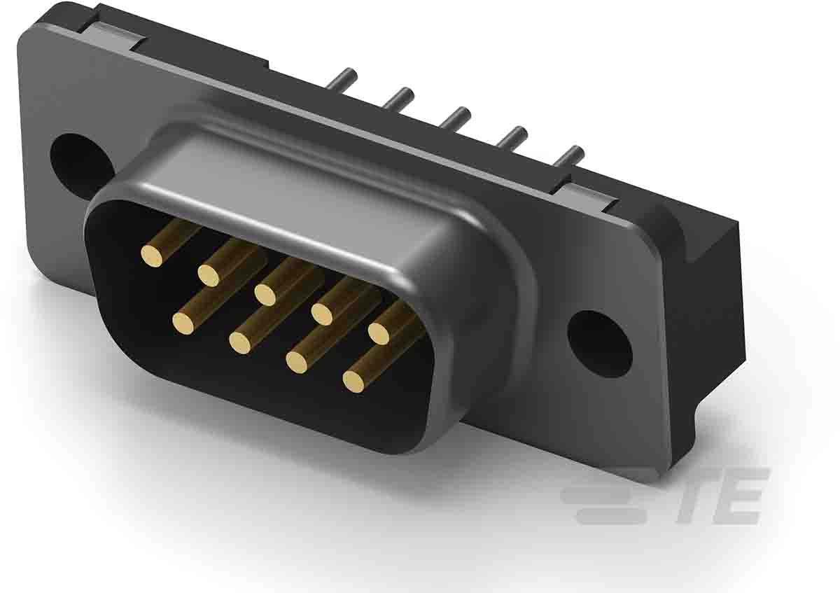 TE Connectivity Amplimite HD-20 9 Way Through Hole D-sub Connector Plug, 2.74mm Pitch