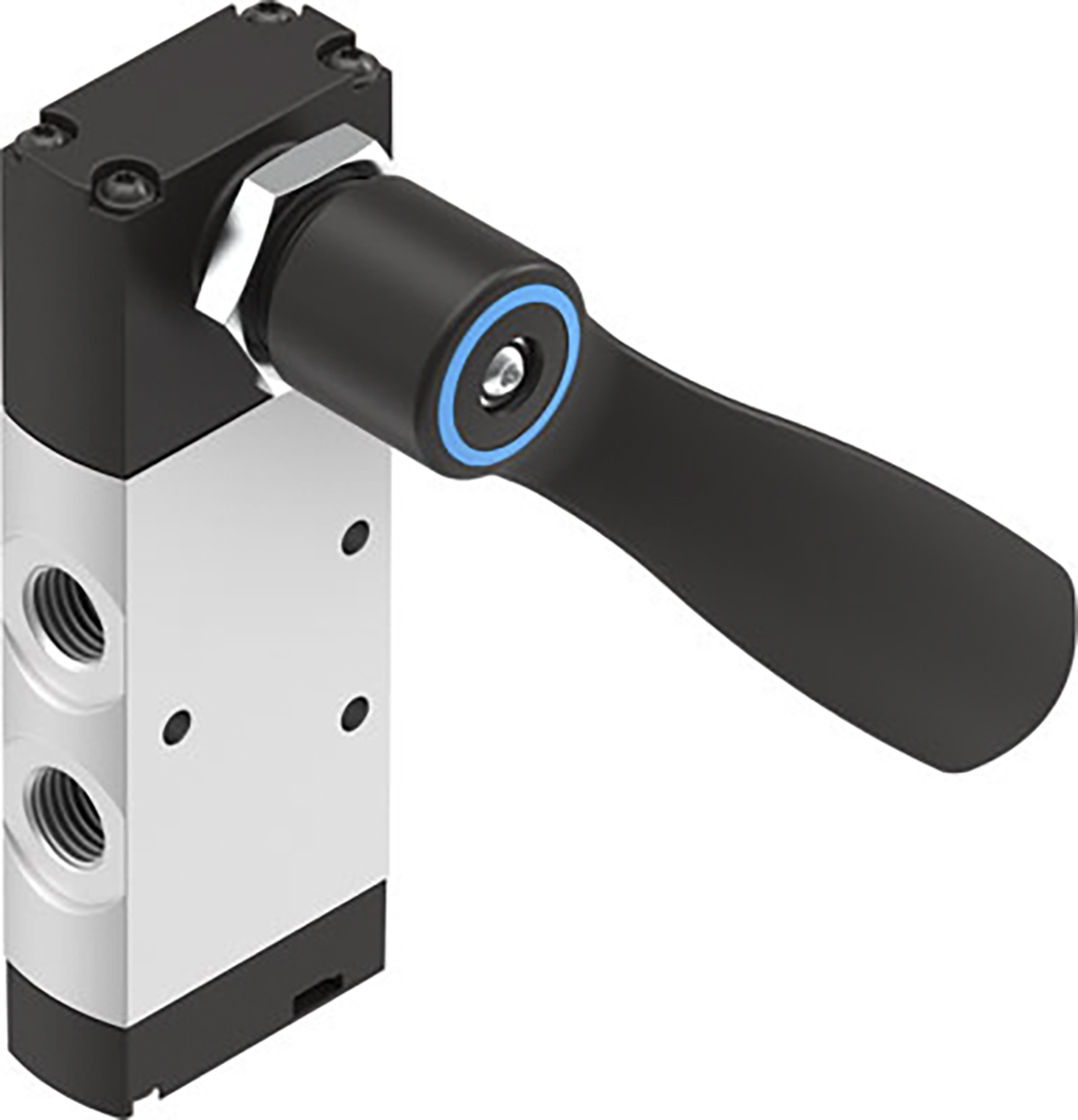 Festo Lever 5/2 Pneumatic Manual Control Valve VHEF Series, G 1/4, 1/4in, 4165856