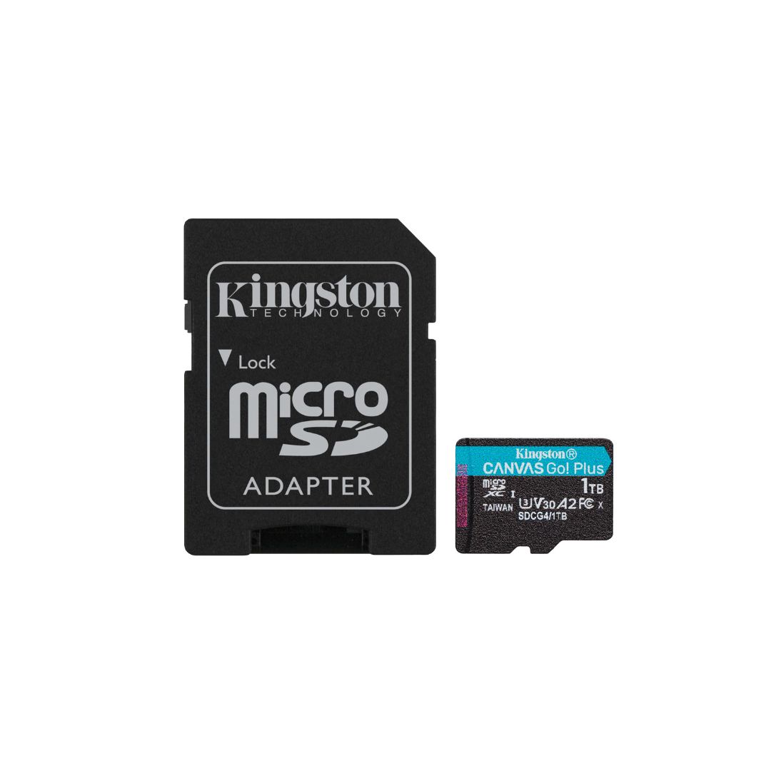 Kingston 1 TB MicroSDXC Micro SD Card, A2, Class 10, U3, UHS-I, V30