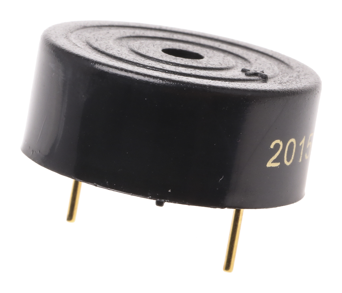 RS PRO 85dB Through Hole Continuous Internal Piezo Buzzer, 23.3 (Dia.) x 10.2mm, 3V dc Min, 20V dc Max