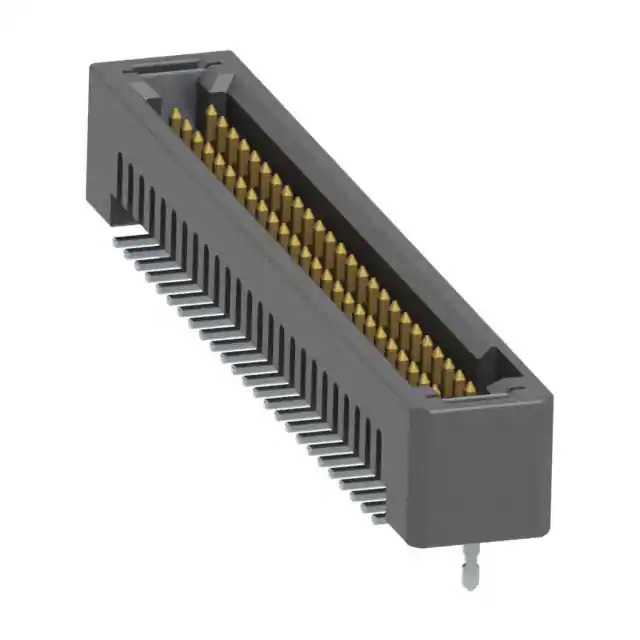 Samtec TFM Series Horizontal Through Hole PCB Header, 50 Contact(s), 1.27 mm Pitch, 2 Row, Shrouded
