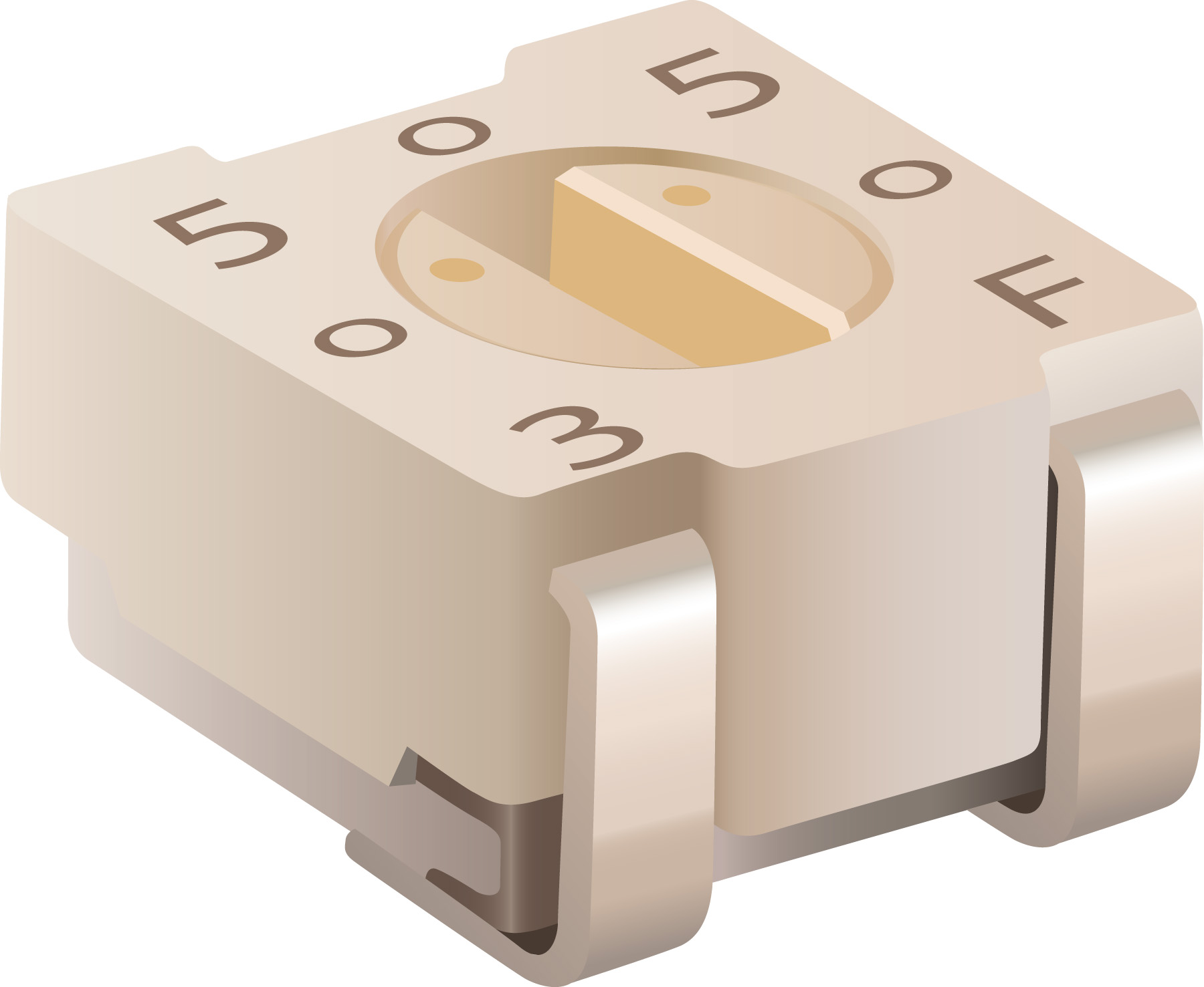 SMD Trimmer Potentiometer 0.125W Bourns, 3313