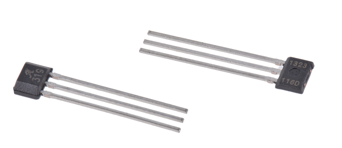 Allegro Microsystems 1-Axis Through Hole Hall Effect Sensor 3 V 3.6 V, Analogue, SIP, 3-Pin