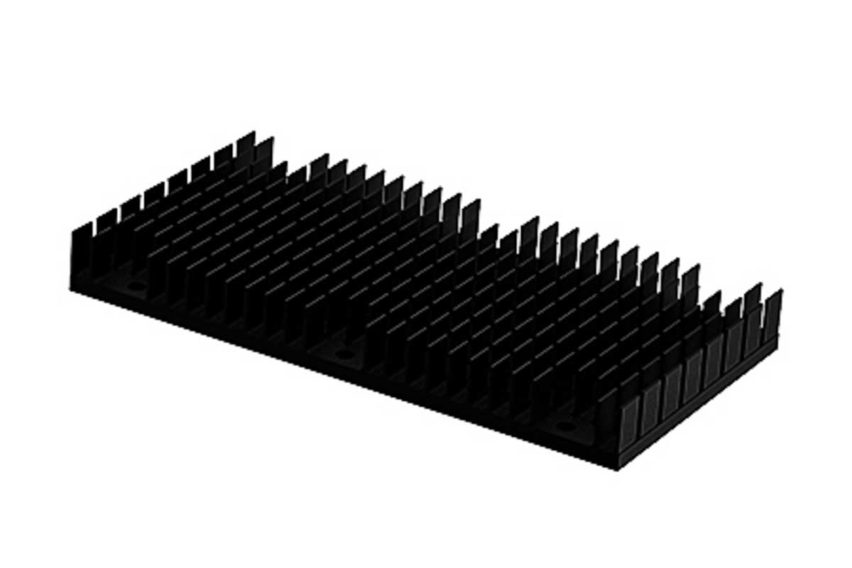 SPREADFAST Heatsink, 1/1 Brick DC/DC Converter, 116.8 x 61 x 12.2mm