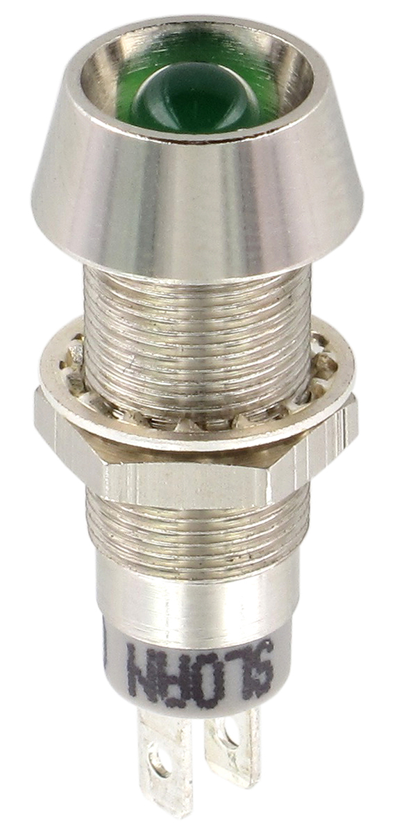 Sloan Green Panel Mount Indicator, 5 → 28V, 8.2 x 7.6mm Mounting Hole Size, IP68