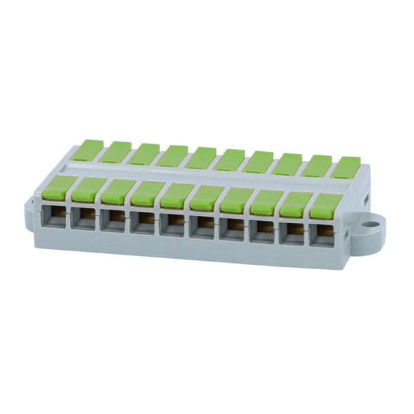 NEMIQ TB Series PCB Terminal Block, 10-Contact, 6.5mm Pitch, Surface Mount, 1-Row, Screw Termination