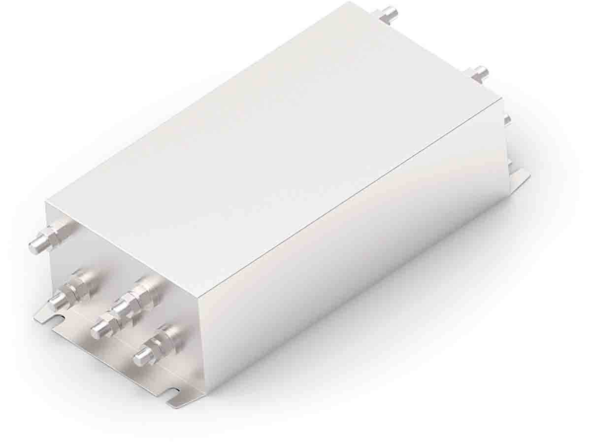 TE Connectivity, KEP 150A 520 V ac 50 → 60Hz, Chassis Mount EMI Filter, Threaded Bolt 3 Phase
