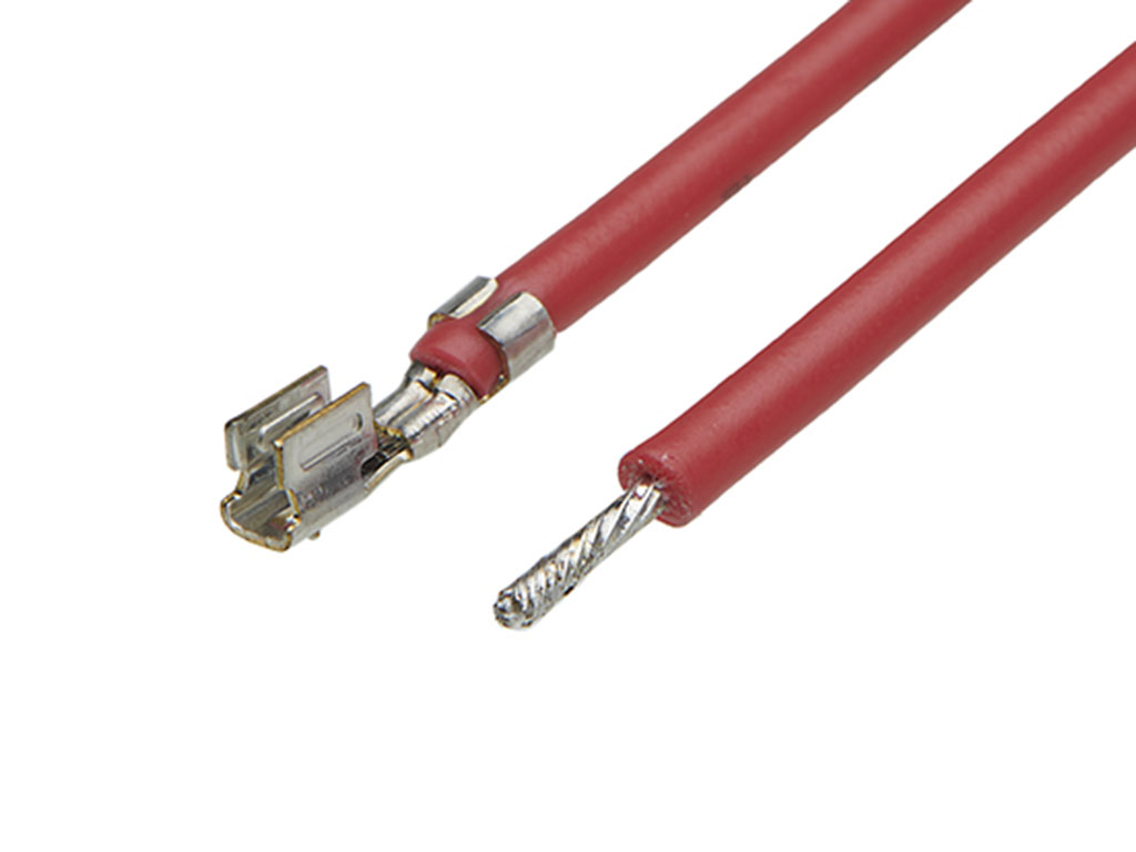 Molex Pre-Crimped Lead, 75mm, 26AWG