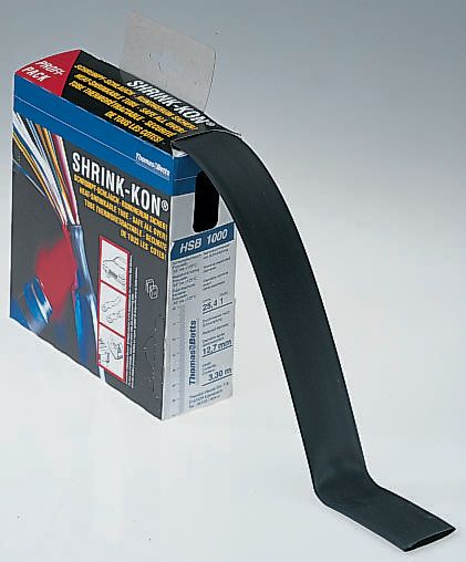 Thomas & Betts Heat Shrink Tubing Kit, White 2.4mm Sleeve Dia. x 11.5m Length 2:1 Ratio, HSB Series