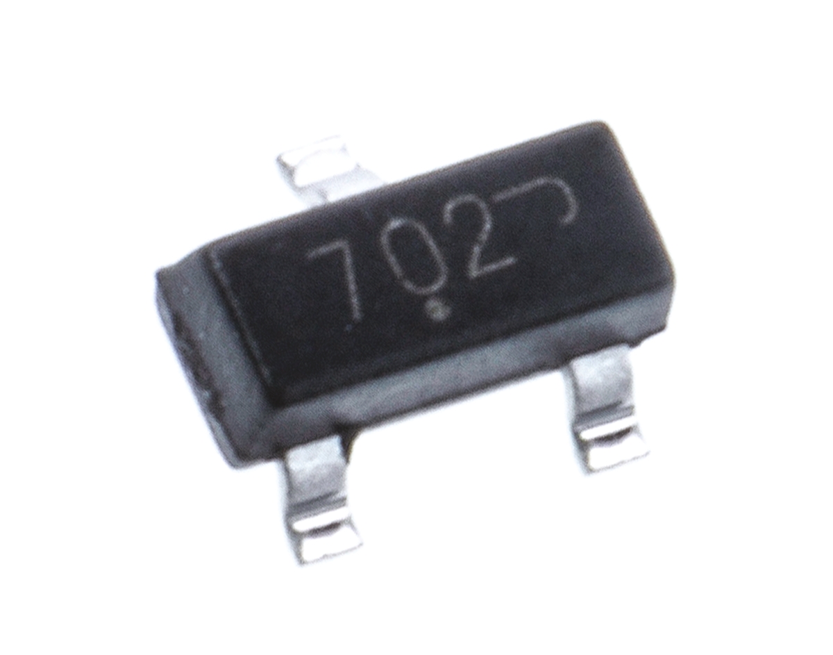 onsemi 2N7002L Type N-Channel MOSFET, 115 mA, 60 V Enhancement, 3-Pin SOT-23 2N7002LT1G