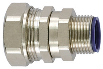 HellermannTyton Swivel, Conduit Fitting, 20mm Nominal Size, M20, Brass, PA 6, Silver IP68 rating